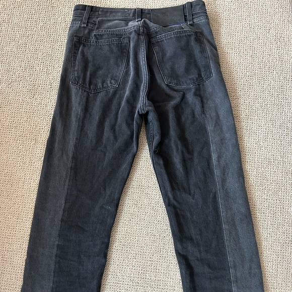 Two-tone grey denim Rag & Bone wide-leg jeans. Size 27 - Picture 5 of 5